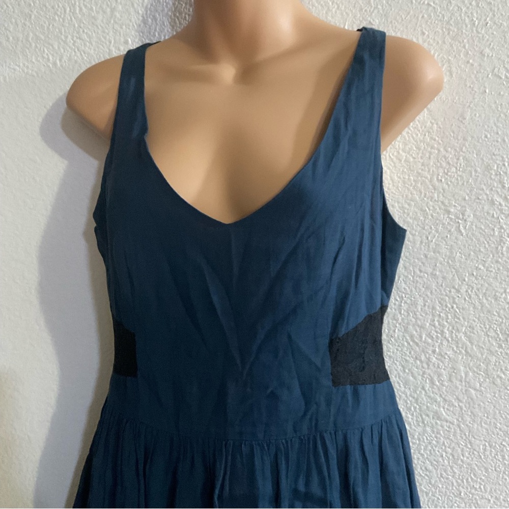 Free People Lace Trim Flare Dress - Picture 3 of 12